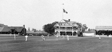 Philadelphia Cricket Club, original building, burned 1909