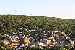 Pottsville skyline in May 2019