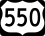 US Highway Route 550