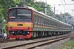 12-car former Kamakura set H27 and H14 in Kalibata, South Jakarta, October 2016