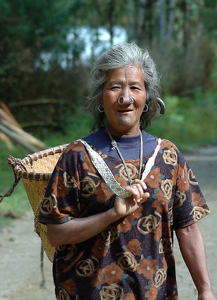 File:Apatani tribal woman.jpg