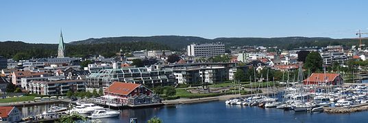 Kvadraturen seen from Odderøya