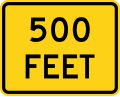 W16-2P (distance) feet