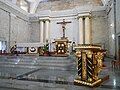 Church lectern and sanctuary