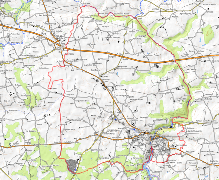 File:Pont aven opentopomap.png