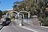 The Redesdale Bridge over the Campaspe River at Redesdale, Victoria, Australia