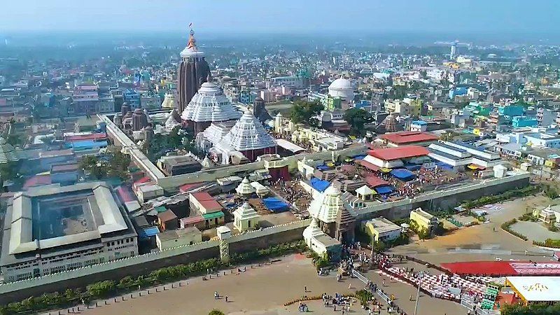 File:BirdsEyeViewOf JagannathTemplePuri.jpg