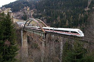 ICE on Arlberg Railway