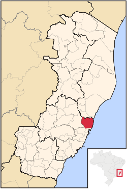 Localization of Serra in Espirito Santo