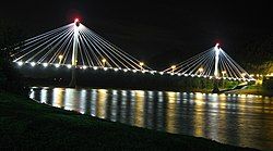 The U.S. Grant Bridge between Portsmouth and South Portsmouth