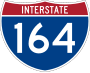 Interstate 164 marker