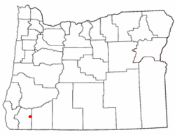 Location of Harbeck-Fruitdale, Oregon