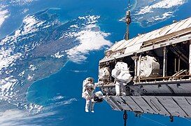 STS-116 spacewalk 1