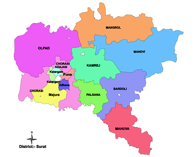 File:Surat Gujarat map.svg