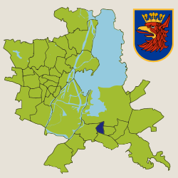 Location of Osiedle Słoneczne in Szczecin