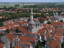 View over Zierikzee