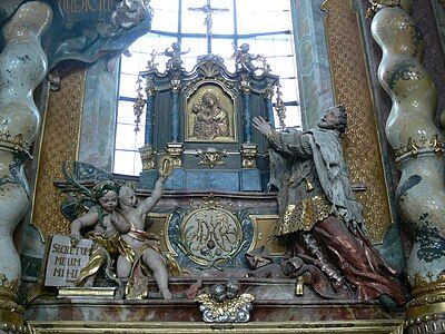 Asam Basilica altar of Saint John of Nepomuk