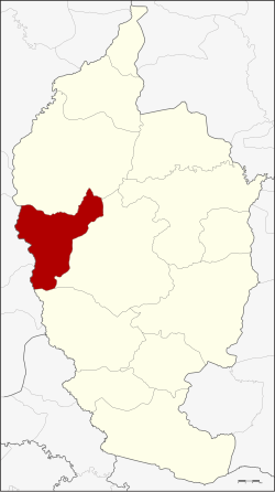 District location in Maha Sarakham province