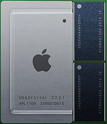 The icon for the Apple M2 ARM-based system on a chip used by Apple Inc. in its software, advertising et cetera.