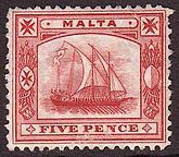 Malta issue of 1895