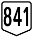 Route 841 shield