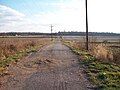 The abandoned road south of the Jeffries Ford Bridge Site.