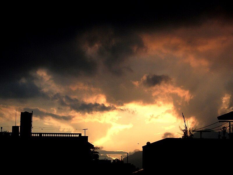 File:Sunset and Clouds.jpg