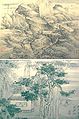 Gao Fenghan, (top): Fragrant Blossom Snow in the Desert Mountains, (bottom): Study in the Shade of the Wutong Tree, Museum of East Asian Art, Dahlem