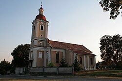 Holy Guardian Angels church in Veľké Ludince