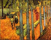 Falling Autumn Leaves 1888 Kröller-Müller Museum, Otterlo (F486)