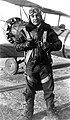 George Wright in airplane costume photographed by his friend Roger Toll in 1936. On February 25, 1936, both Toll and Wright were killed in an automobile accident near Deming, New Mexico. International Park Commission, Big Bend, Texas.