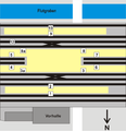 Platform layout since 2007