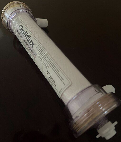 File:Hollow fiber hemodialyzer.jpg