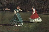 A Game of Croquet, 1866[58]