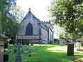 Church of All Saints, Kirk Hallam, a 14—15th century building, heavily restored in Victorian period.