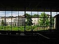 View of city walls from museum