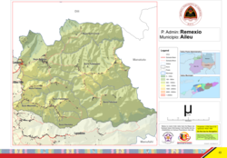 Official map of the Administrative post