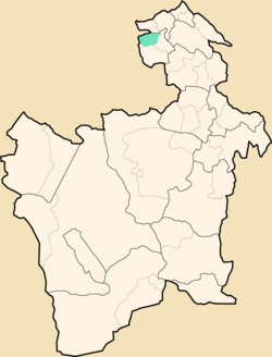 Location within Potosí Department