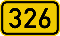 File:Bundesstraße 326 number.svg