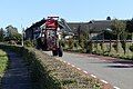 Country road with tractor