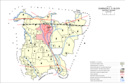 Map of Bhojpur Kadim (#116) in Dumraon block