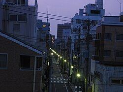 Fukagawa in the evening