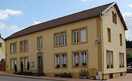 The town hall in Girmont-Val-d'Ajol