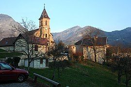 The church of Quaix-en-Chartreuse