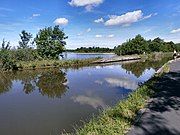 The EV5 along the Saar Canal, Lorraine, France.