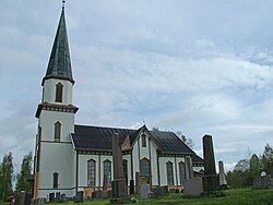 View of the Sand Church in Nord-Odal