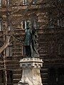 A sculpture of Zrinski at Kodály körönd, in Budapest