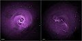 Turbulence may prevent galaxy clusters from cooling; illustrated: Perseus Cluster and Virgo Cluster (Chandra X-ray).