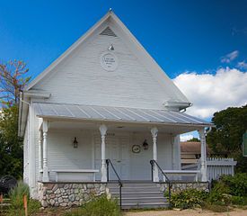 Former township hall in Cascade Township