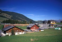 The summit of the pass in summer